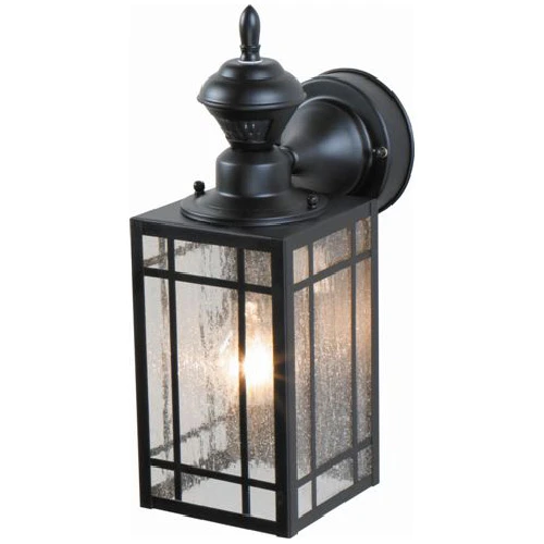 Globe Electric Globe Exterior Wall Lantern - Black 4 Globe Electric Globe Exterior Wall Lantern - Black - Image 4