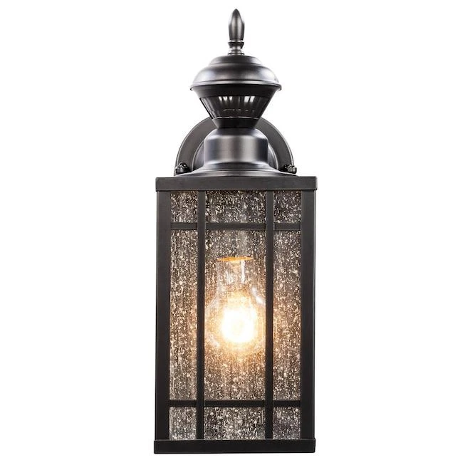 Globe Electric Globe Exterior Wall Lantern - Black 3 Globe Electric Globe Exterior Wall Lantern - Black - Image 3