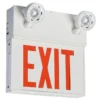 Emergi-Lite 2-Light Security Light With Exit Sign - LED