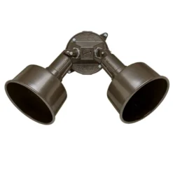 Reddot 150-Watt Bronze Hardwired LED Flood Light 7.75-in X 11-in