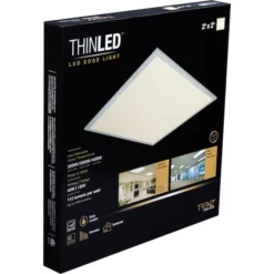 Trenz Lighting 2-ft White LED Edge Light Panel Energy Star Certified