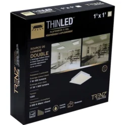 Trenz ThinLED Square Flushmount Panel - 2-ft X 2-ft - Warm White