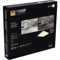 Trenz ThinLED Square Flushmount Panel 2-ft X 2-ft Warm White