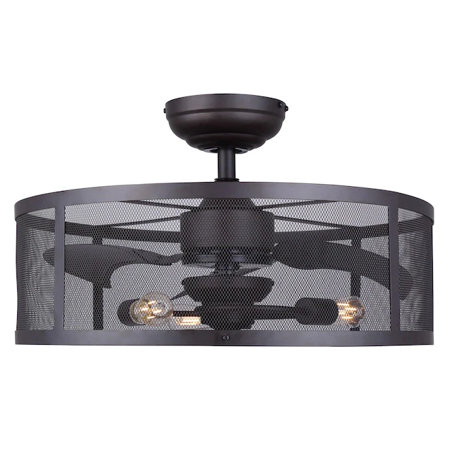 Canarm Arris II 24-in Oil-Rubbed Bronze 3-Light 60 W 3-Blade Ceiling Fan 4 Canarm Arris II 24-in Oil-Rubbed Bronze 3-Light 60 W 3-Blade Ceiling Fan - Image 4