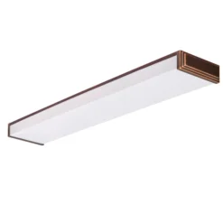 2-Light Fluorescent Light Fixture 48" - Bronze