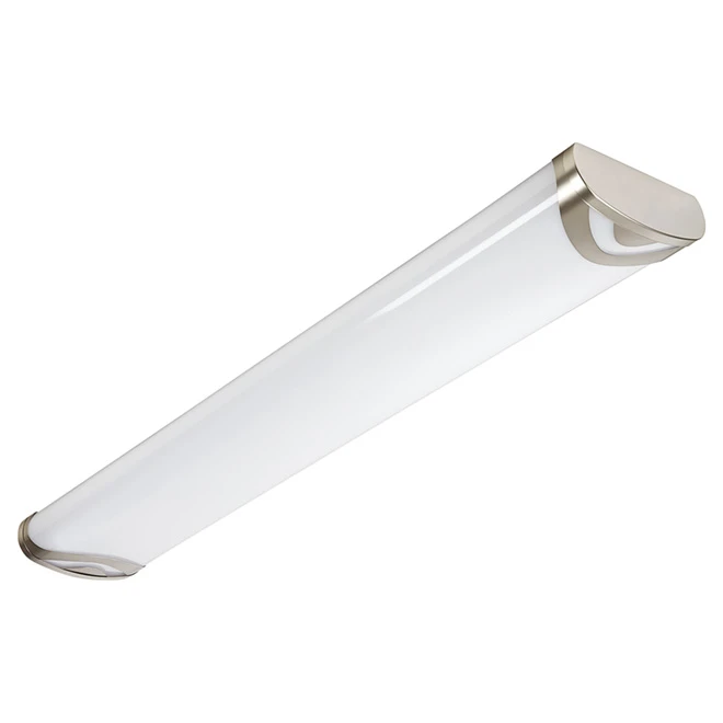Wrap-Around Ceiling Light - 36W LED - 4' - Brushed Nickel 1 Wrap-Around Ceiling Light - 36W LED - 4' - Brushed Nickel