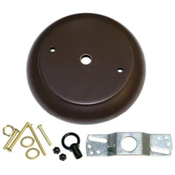 Atron Delux Canopy Kit - 5-in Dia X 5-in W X 1 3/16-in H - Espresso - Smooth