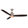 GE Savanna Ceiling Fan - 4 Reversible Blades - Espresso - 52-in Dia