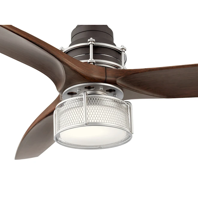 Kichler 54-in Satin Bronze Ceiling Fan With LED Light And Remote Included (3-Blade) 1 Kichler 54-in Satin Bronze Ceiling Fan With LED Light And Remote Included (3-Blade)