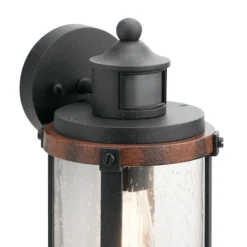 Kichler Lighting Barrington 13.25-in, 1-Light Black Wall Sconce