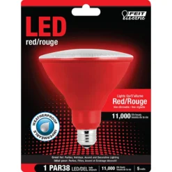 Reflector PAR38 E26 - 7 W- Red