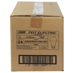 Feit Electric LED Bulb - A19 - 8.5 W - Day Light - 24/Pack