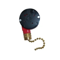 Harbor Breeze 1-Pack 3-speed - 3 Amp Black Rotary Fan Switch And Pull Chain