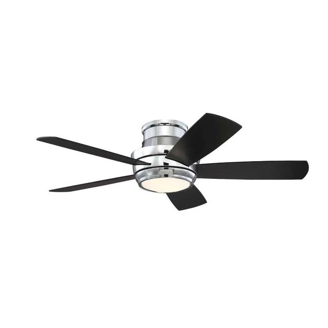 Harbor Breeze 44-in Chrome Ceiling Fan With LED Lights And Remote Control (5-Blade) 2 Harbor Breeze 44-in Chrome Ceiling Fan With LED Lights And Remote Control (5-Blade) - Image 2