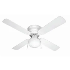 Harbor Breeze 42-in White And Washed Oak LED Light Ceiling Fan (4 Reversible Blades) 9 Harbor Breeze 42-in White And Washed Oak LED Light Ceiling Fan (4 Reversible Blades) -Globe Lite Shop 31955391b L
