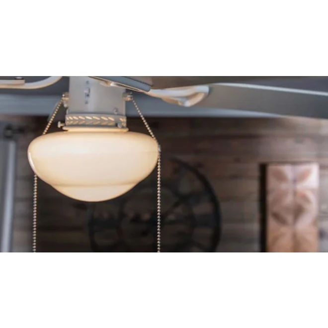 Harbor Breeze 42-in White And Washed Oak LED Light Ceiling Fan (4 Reversible Blades) 4 Harbor Breeze 42-in White And Washed Oak LED Light Ceiling Fan (4 Reversible Blades) - Image 4