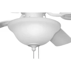 Harbor Breeze Mayfield 44-in White Ceiling Fan With LED Lights (5-Blade) -Globe Lite Shop 31955425b L