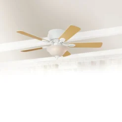Harbor Breeze Mayfield 44-in White Ceiling Fan With LED Lights (5-Blade) -Globe Lite Shop 31955425d L