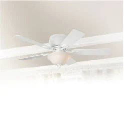 Harbor Breeze Mayfield 44-in White Ceiling Fan With LED Lights (5-Blade) -Globe Lite Shop 31955425e L