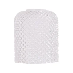 Portfolio Clear Textured Glass Shade