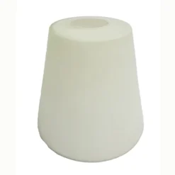 Portfolio White Cone Glass Shade