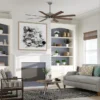 Harbor Breeze Birch Island 62-in Brushed Nickel Ceiling Fan (8-Blade)