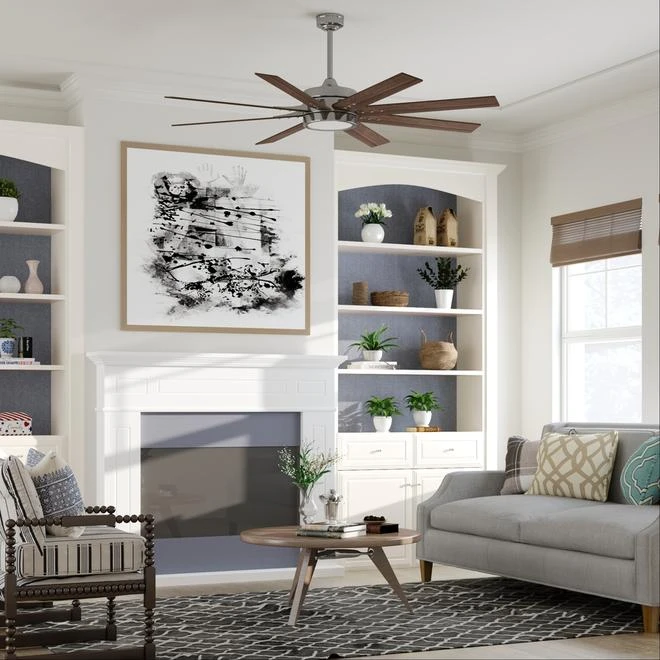 Harbor Breeze Birch Island 62-in Brushed Nickel Ceiling Fan (8-Blade) 1 Harbor Breeze Birch Island 62-in Brushed Nickel Ceiling Fan (8-Blade)