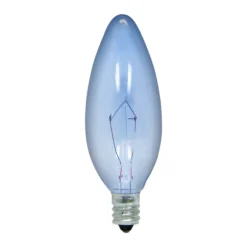 GE Reveal HD+ Colour-Enhancing 40W Incandescent Blunt TIp Candelabra Base Light Bulb (4-Pack)