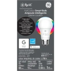 C By GE Full Colour Smart Bulb LED A19 (1-Pack)