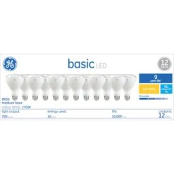 GE Soft White 65W Replacement Basic LED Indoor Floodlight BR30 Light Bulbs (12-Pack) -Globe Lite Shop 32285271a L
