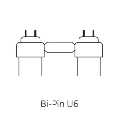 GE Bright White 32 W Fluorescent U Bend 2G13 Base 23-in T8 Light Bulb (1-Pack)