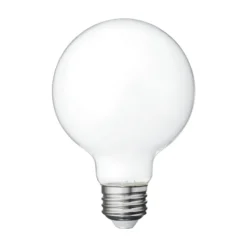 GE Relax HD Soft White 60W Replacement LED Frosted Decorative Globe Medium Base G25 Light Bulbs (2-Pack) -Globe Lite Shop 32285328b L