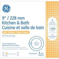 GE Soft White 30W Fluorescent 9-in Circline T9 Light Bulb (1-Pack) -Globe Lite Shop 32285347 L