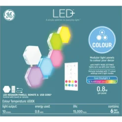 GE LED+ Color Changing Light Panel Kit 6-pack