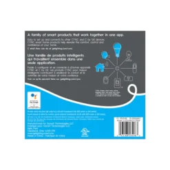 GE Cync 60-Watt EQ A19 Soft White Dimmable LED Light Bulb (2-Pack)