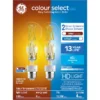 GE Color Select 60-Watt EQ A19 White Dimmable LED Light Bulb (4-Pack)
