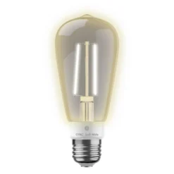 GE Cync 60-Watt EQ ST19 Soft White Dimmable LED Light Bulb (1-Pack) -Globe Lite Shop 32285486b L