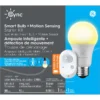 GE Cync 60-Watt EQ A19 Soft White Dimmable LED Light Bulb With Motion Sensor (1-Pack)