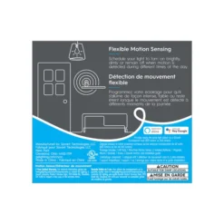 GE Cync 60-Watt EQ A19 Soft White Dimmable LED Light Bulb With Motion Sensor (1-Pack) -Globe Lite Shop 32285495d L