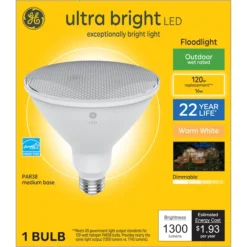 GE Lighting 150W PAR38 Warm White Outdoor LED Bulb -Globe Lite Shop 32285575ba L