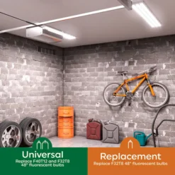 GE Lighting Cool White T8 20W LED Bulb Linear Tube, 2-Pack -Globe Lite Shop 32285576ca L