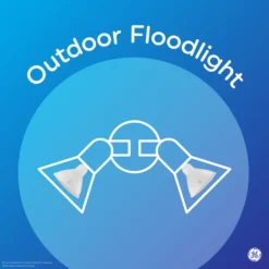 GE Ultra Bright 120W EQ LED PAR38 Dimmable Flood Light Bulb - 5000K - 2-Pack -Globe Lite Shop 32285610da L