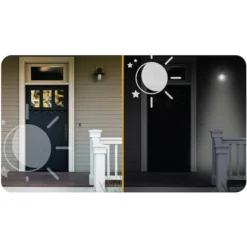 GE Lighting 60W Sunlight Sensor Security LED Bulb, 2-Pack -Globe Lite Shop 32285644c L