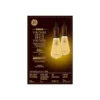 GE Lighting Vintage-Style 60W ST19 Amber LED Replacement Bulb - Warm Candle Light - 2-Pack
