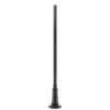 Z-Lite Exterior Additions Outdoor Post - Black - 12.38-in X 96-in