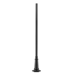 Z-Lite Exterior Additions Outdoor Post - Black - 12.38-in X 96-in