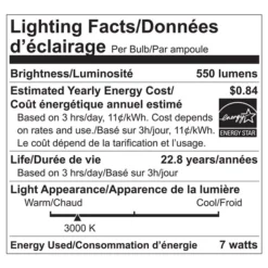 Luminus 50 Watt Equivalent PAR20 Dimmable Flood Bulb 5000K Daylight (6-Pack)