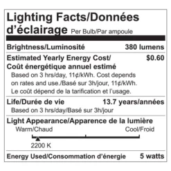 Luminus 40 Watt Equivalent Vintage T10 Dimmable Bulb 2200K Amber (6-Pack) 9 Luminus 40 Watt Equivalent Vintage T10 Dimmable Bulb 2200K Amber (6-Pack) -Globe Lite Shop 330951445 AlternateImage4 l