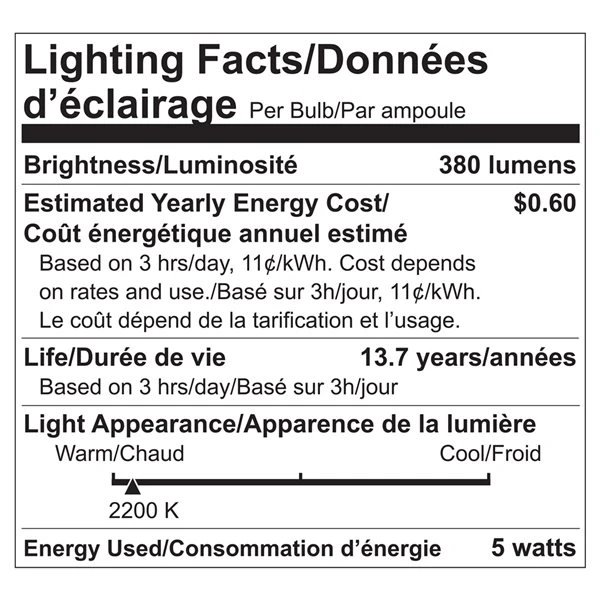 Luminus 40 Watt Equivalent Vintage T10 Dimmable Bulb 2200K Amber (6-Pack) 5 Luminus 40 Watt Equivalent Vintage T10 Dimmable Bulb 2200K Amber (6-Pack) - Image 5