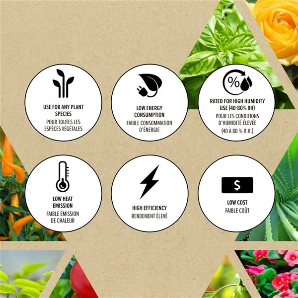 Luminus 9 Watt Equivalent LED BR30 Dimmable Grow Light Bulb (6-Pack) 3 Luminus 9 Watt Equivalent LED BR30 Dimmable Grow Light Bulb (6-Pack) - Image 3